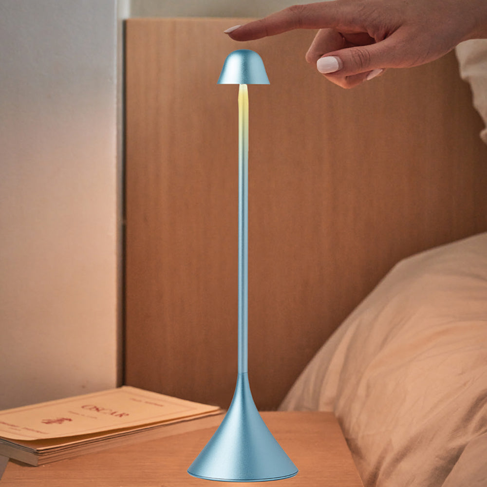 Table Lamps: Lexon Steli Bell Infinitely Pairable Table Lamp - Blue