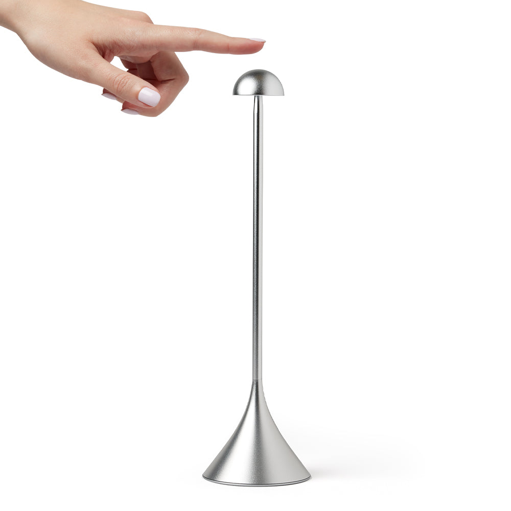 Table Lamps: Lexon Steli Dome Infinitely Pairable Table Lamp - Alu Polish