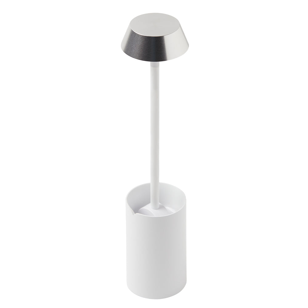 Table Lamps: Lexon Mimi Flexible LED Lamp - Alu Polished