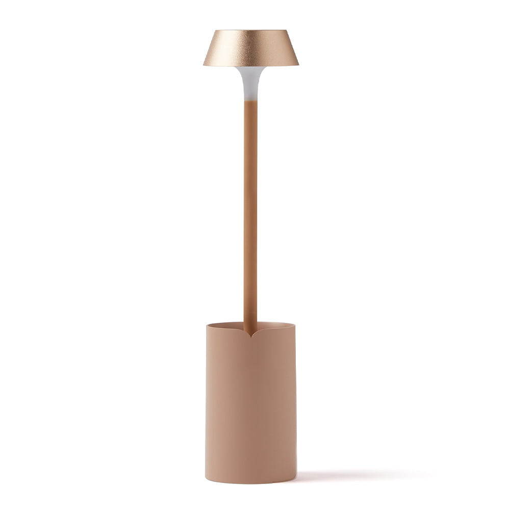 Table Lamps: Lexon Mimi Flexible LED Lamp - Gold