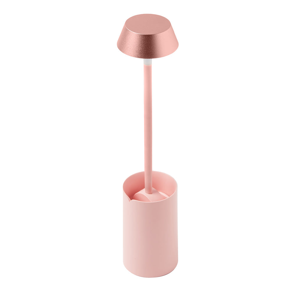 Table Lamps: Lexon Mimi Flexible LED Lamp - Pink