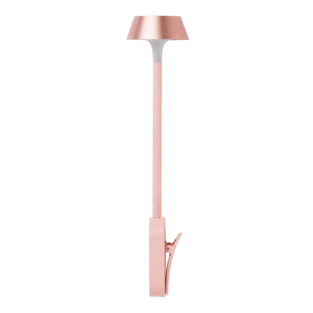 Table Lamps: Lexon Mimi Flexible LED Lamp - Pink
