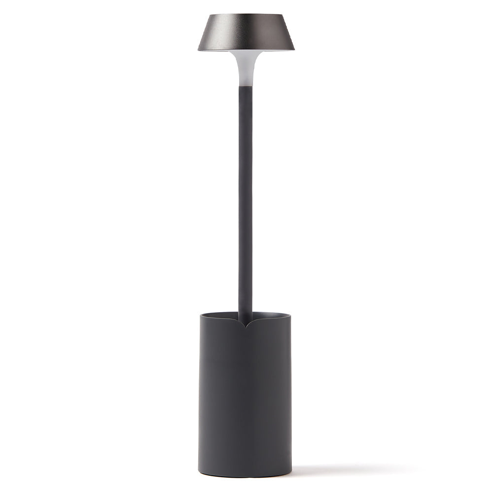 Table Lamps: Lexon Mimi Flexible LED Lamp - Gunmetal