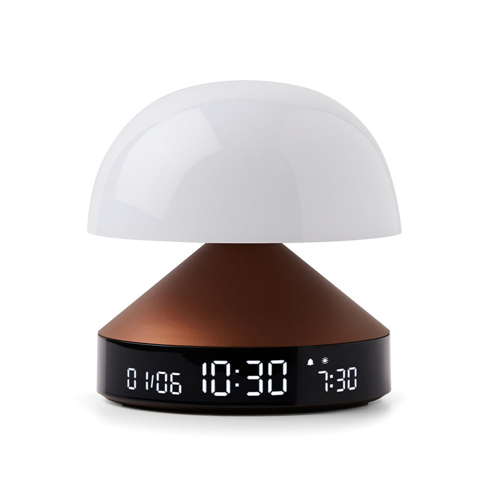 Clocks: Lexon Mina Sunrise Sunrise Alarm Clock - Bronze