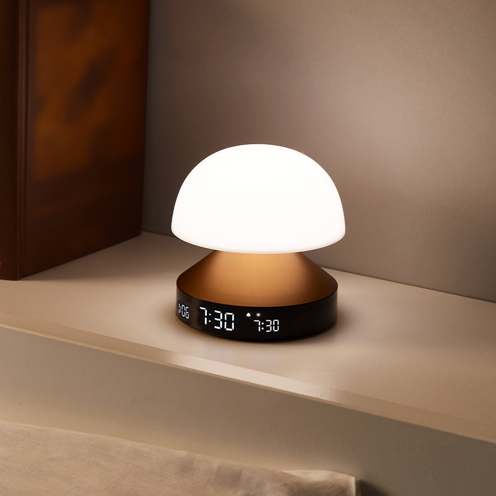 Clocks: Lexon Mina Sunrise Sunrise Alarm Clock - Bronze