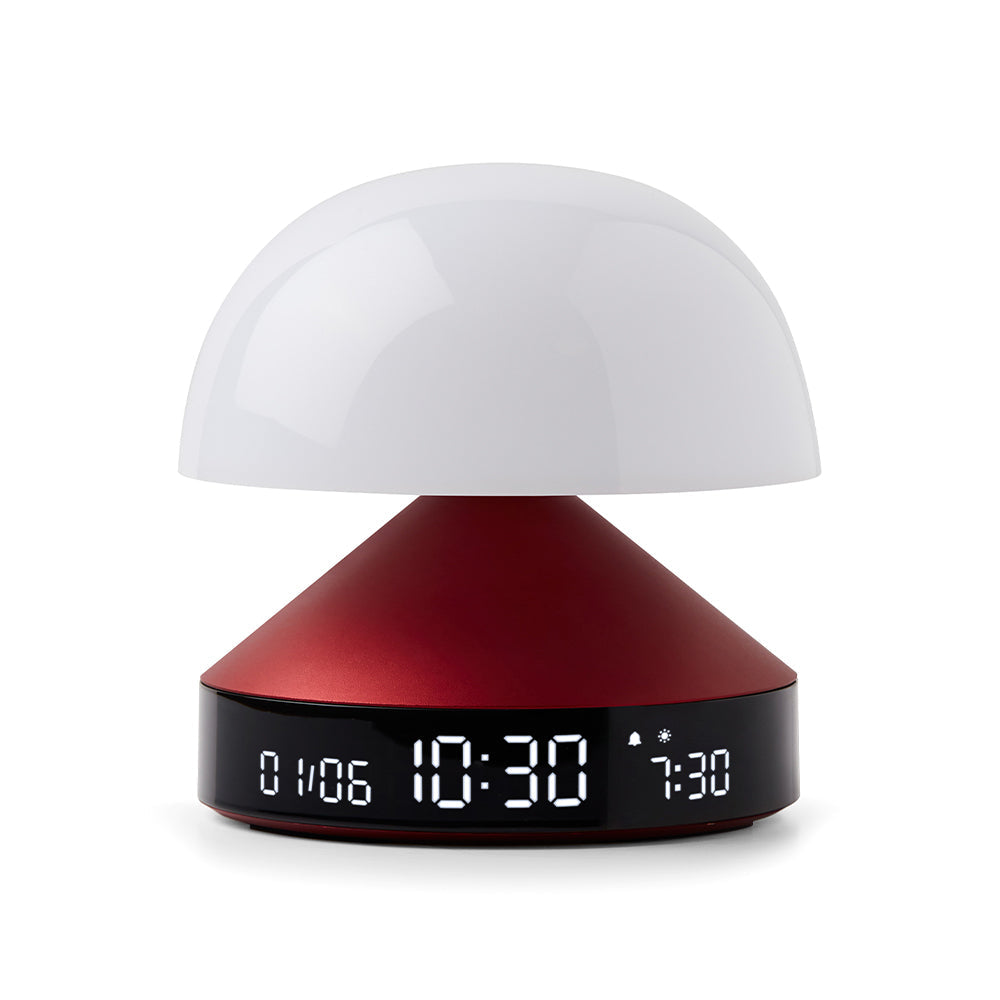 Clocks: Lexon Mina Sunrise Sunrise Alarm Clock - Red
