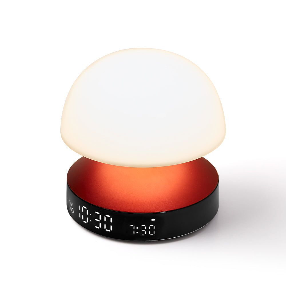 Clocks: Lexon Mina Sunrise Sunrise Alarm Clock - Red