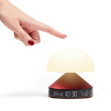 Clocks: Lexon Mina Sunrise Sunrise Alarm Clock - Red