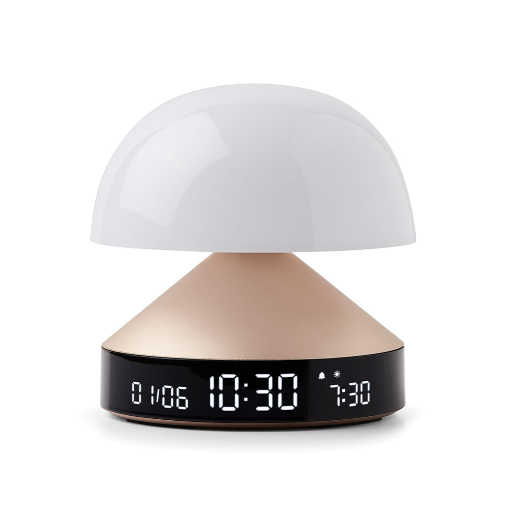 Clocks: Lexon Mina Sunrise Sunrise Alarm Clock - Gold