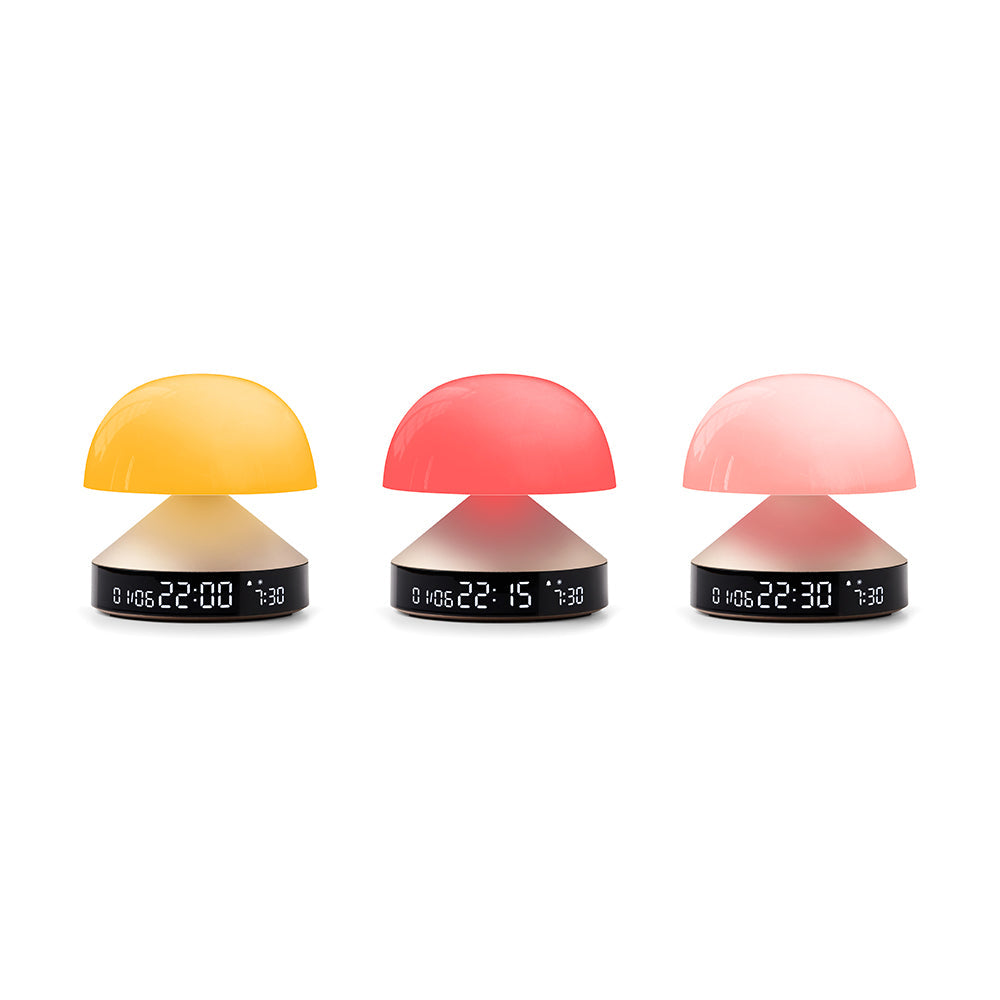 Clocks: Lexon Mina Sunrise Sunrise Alarm Clock - Gold