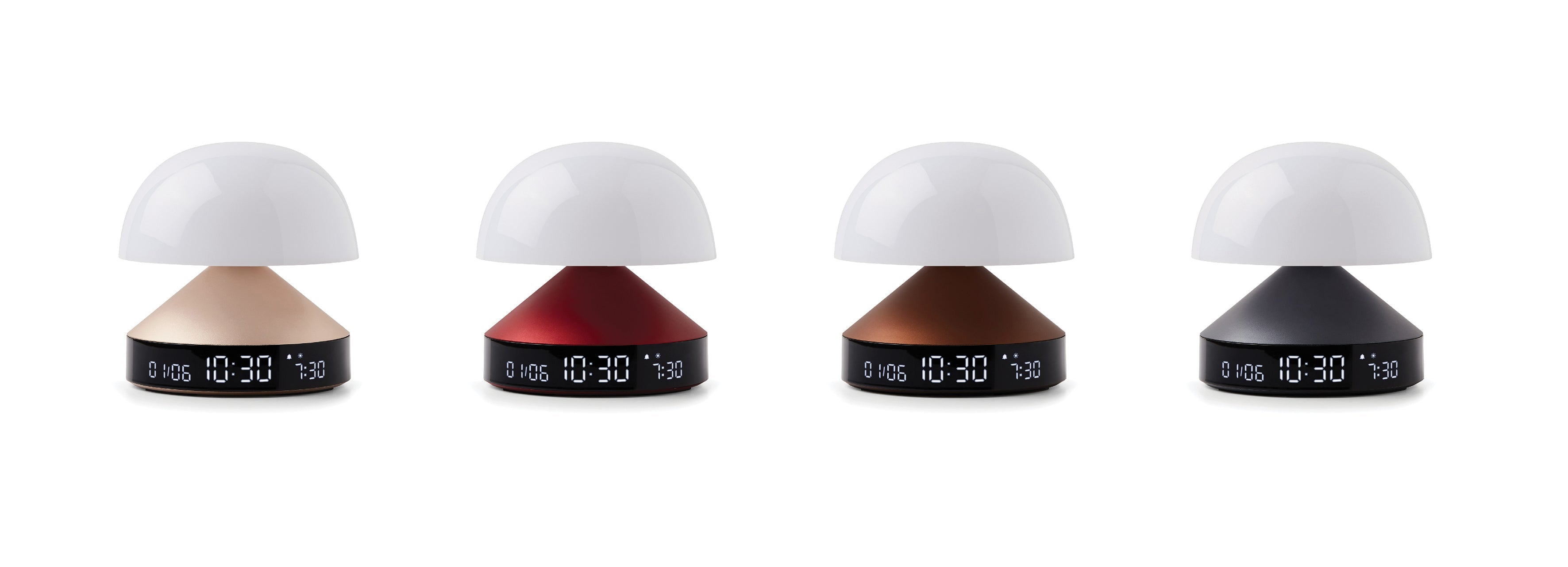 Clocks: Lexon Mina Sunrise Sunrise Alarm Clock - Gold