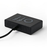 Clocks: Lexon Flip Classic Reversible Alarm Clock - Black