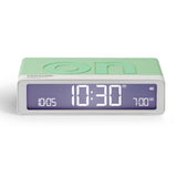 Clocks: Lexon Flip Classic Reversible Alarm Clock PANTONE - Green