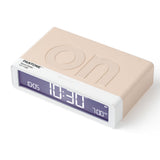 Clocks: Lexon Flip Classic Reversible Alarm Clock PANTONE - Sand