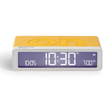 Clocks: Lexon Flip Classic Reversible Alarm Clock PANTONE - Yellow
