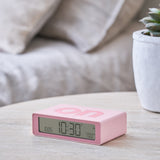 Clocks: Lexon Flip Mini Reversible Alarm Clock - Pink