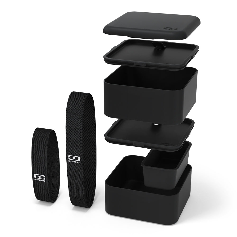 Monbento Mb Square Bento Box - Black Onyx