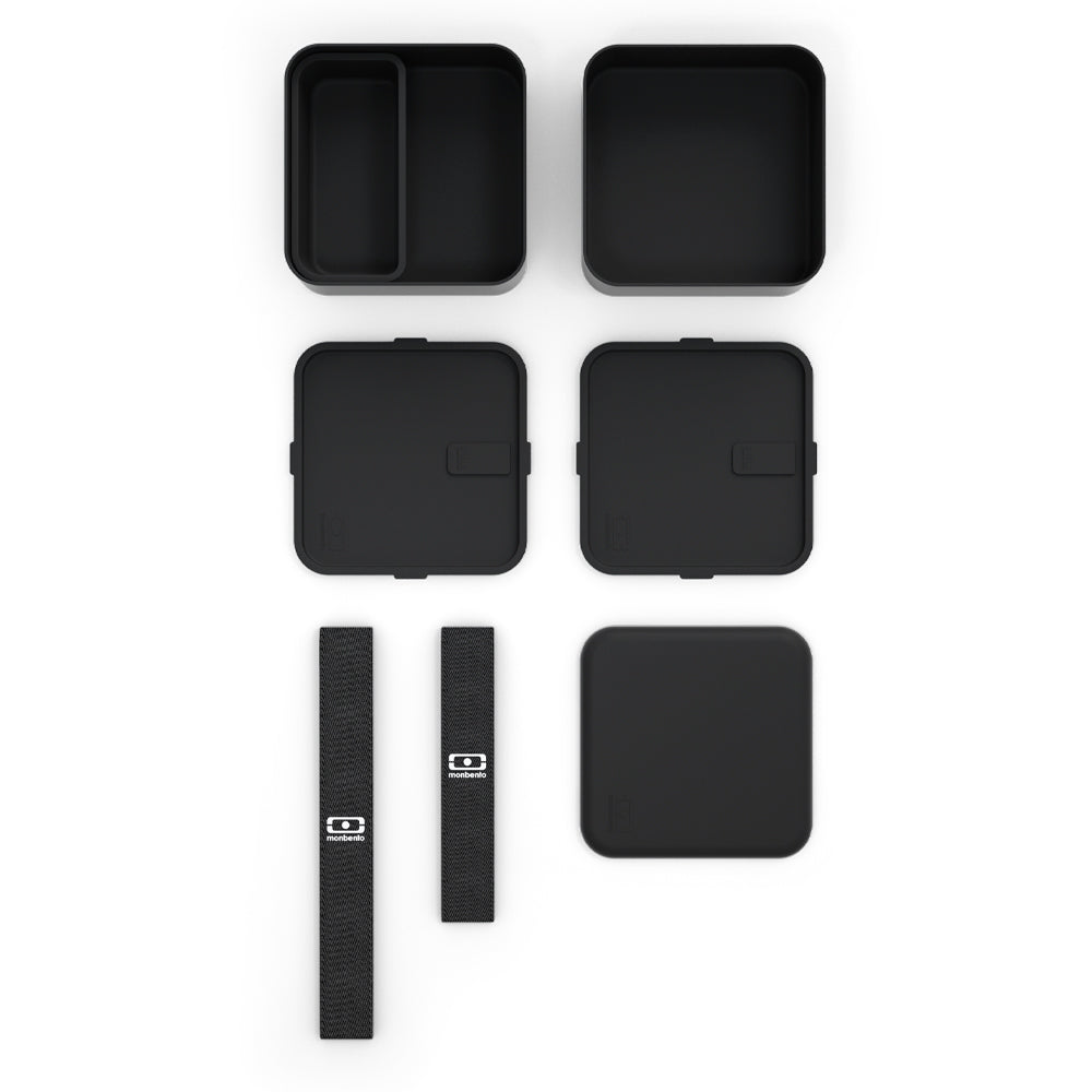 Monbento Mb Square Bento Box - Black Onyx