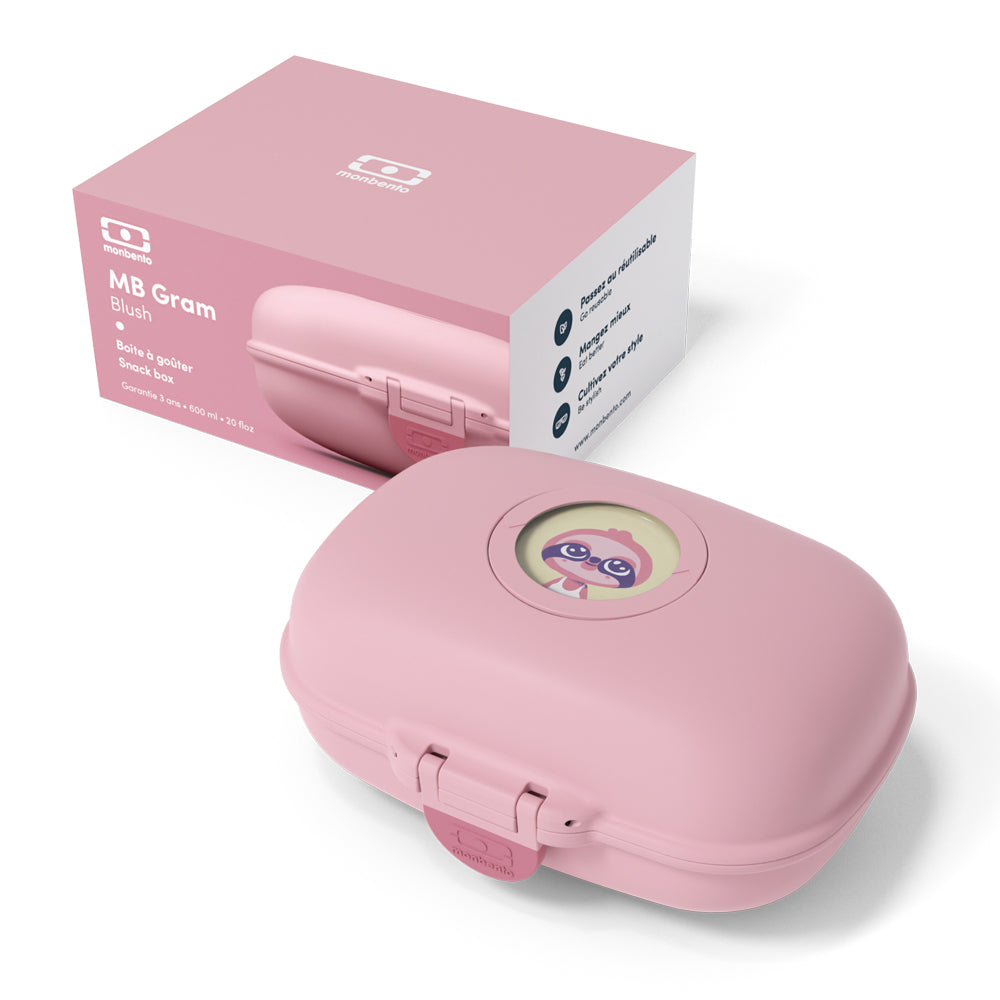 Monbento Mb Gram Kids Snack Box - Pink Blush