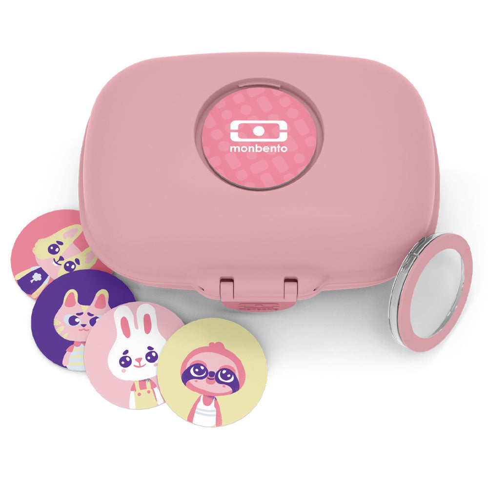 Monbento Mb Gram Kids Snack Box - Pink Blush