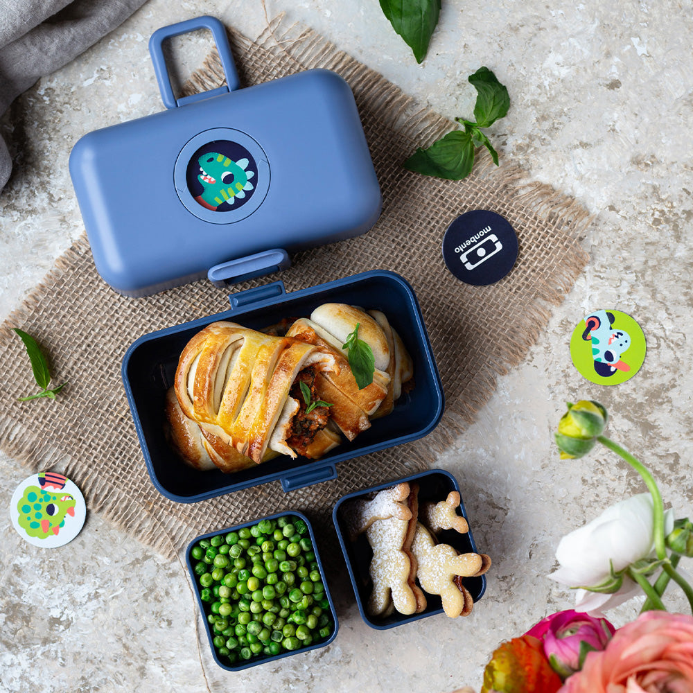 Monbento Mb Tresor Kids Bento Box - Blue Infinity