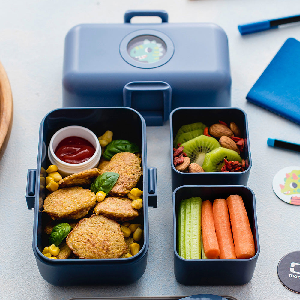 Monbento Mb Tresor Kids Bento Box - Blue Infinity