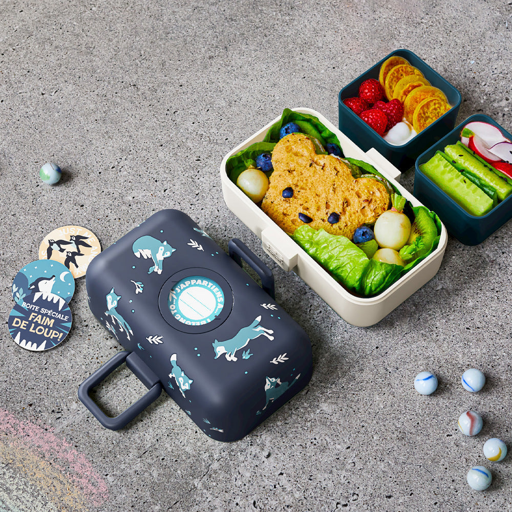Monbento Mb Tresor Kids Bento Box - Wolf