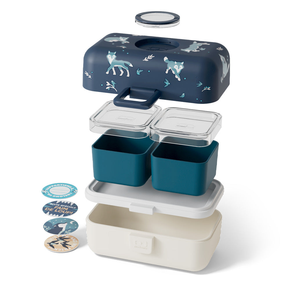 Monbento Mb Tresor Kids Bento Box - Wolf