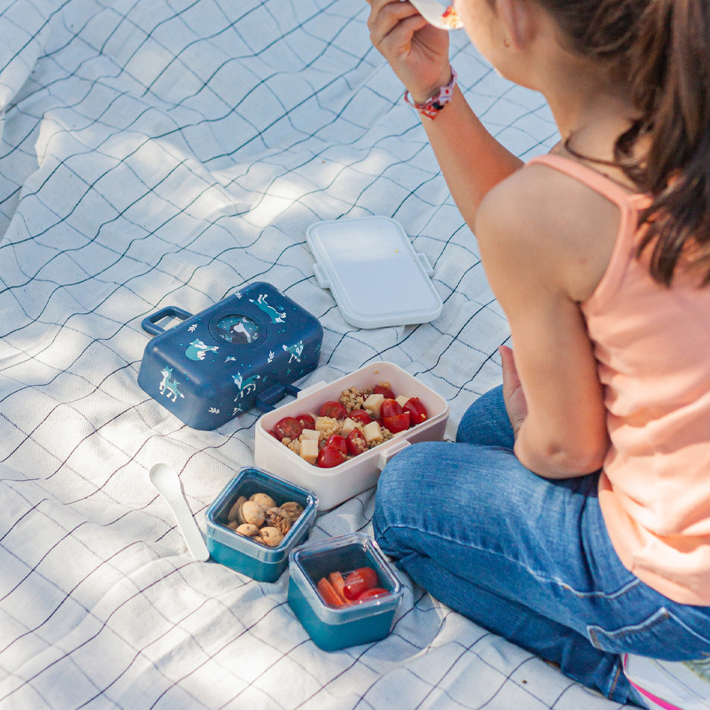 Monbento Mb Tresor Kids Bento Box - Wolf