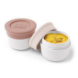 Monbento Mb Temple S Sauce Cups - Natural / Moka