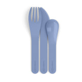 Monbento Mb Pocket Plastic Cutlery Set - Colour Blue Infinity
