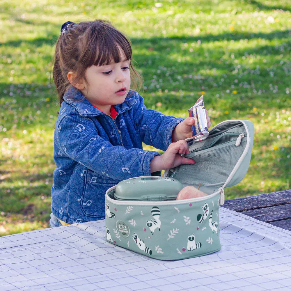 Monbento Mb Frosty Kids Insulated Lunch Bag - Raccoon