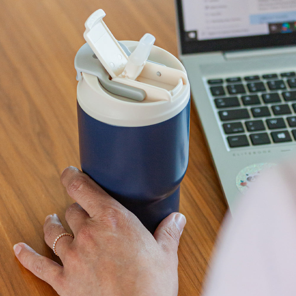 Monbento Travel Mug L - Blue Infinity