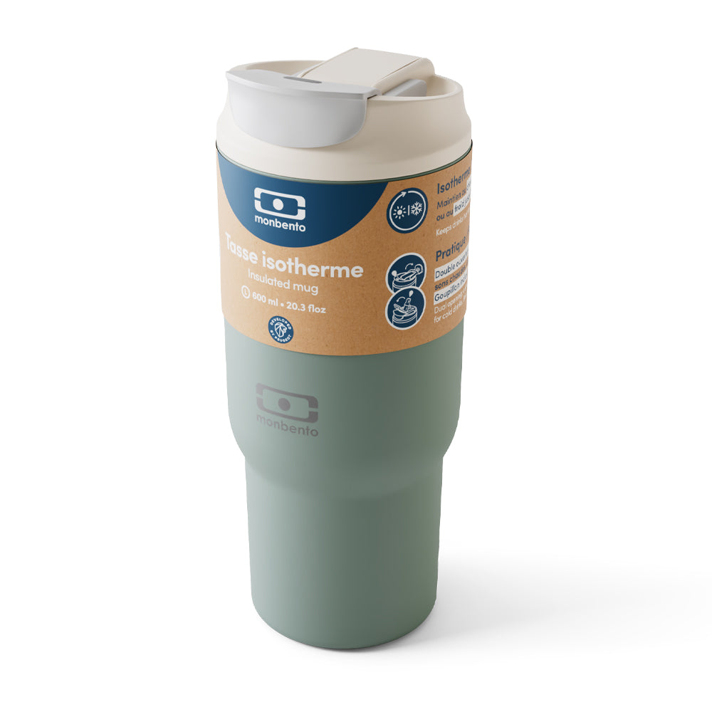 Monbento Travel Mug L - Green Natural