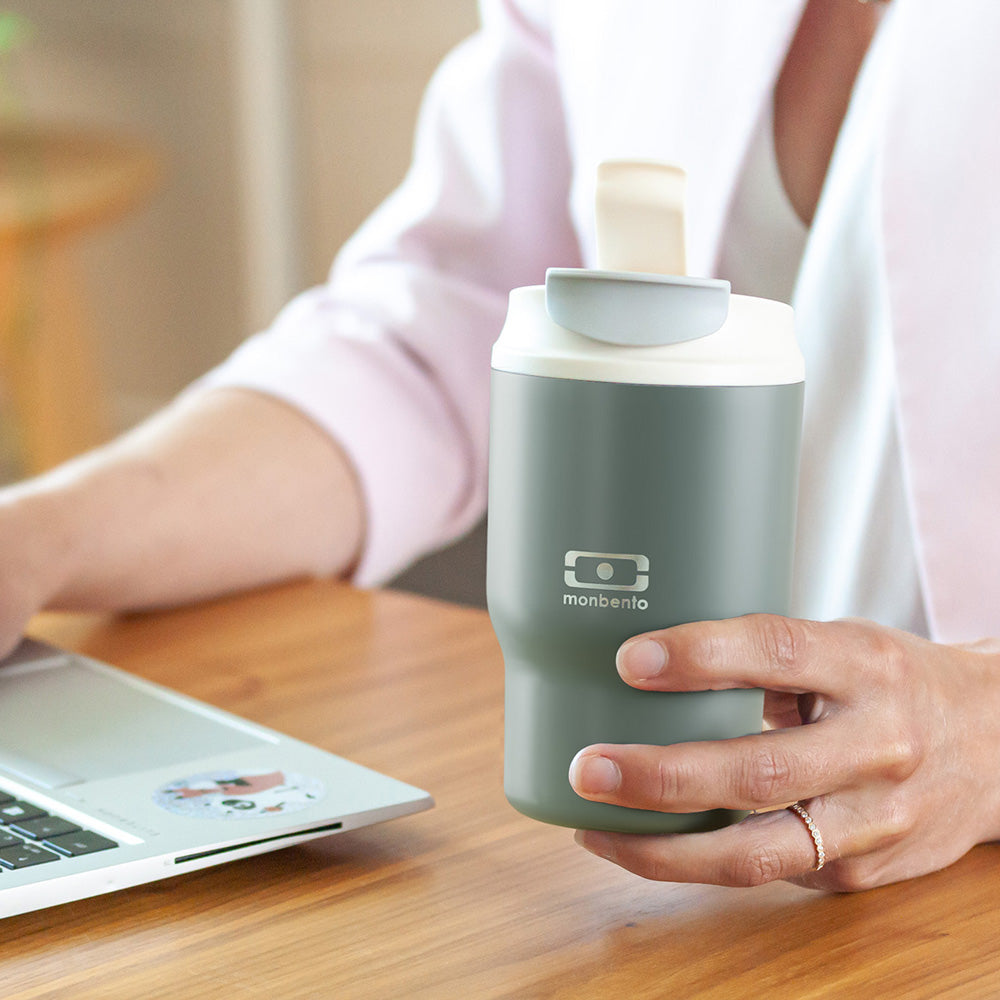 Monbento Travel Mug S - Green Natural