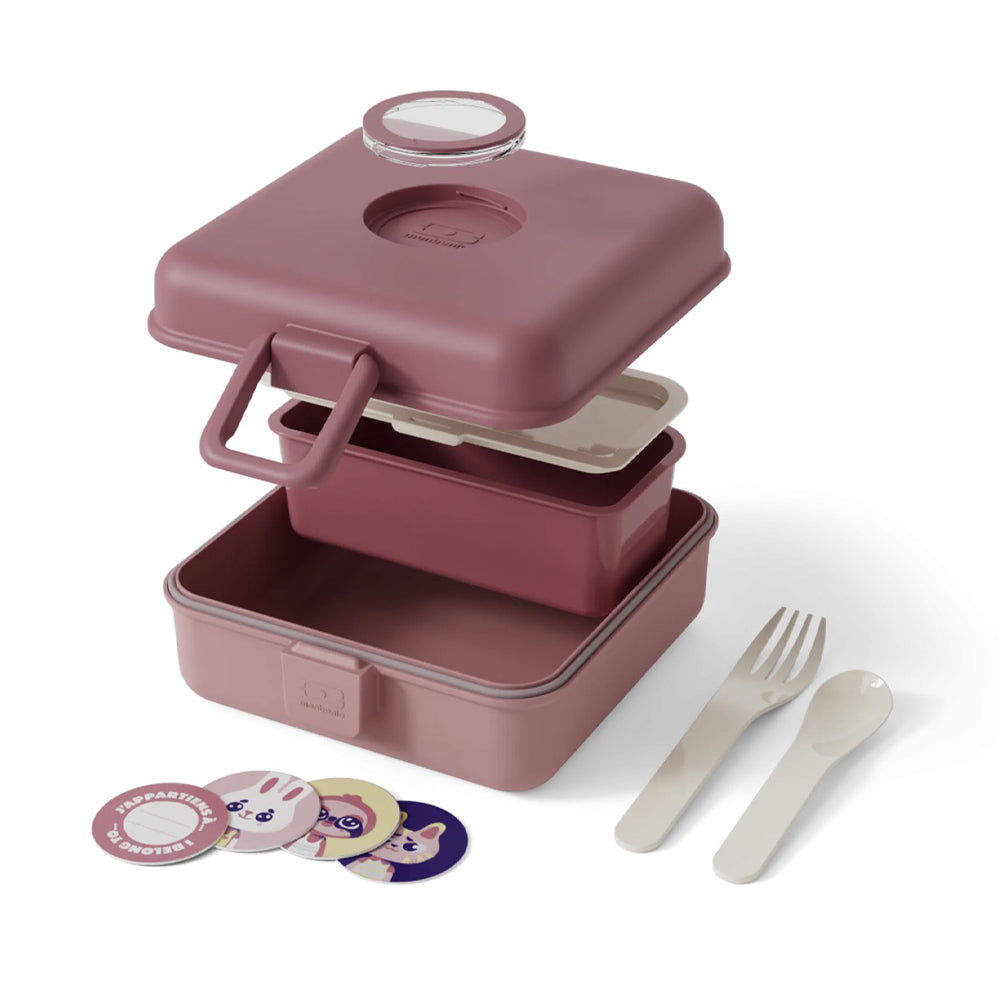 Monbento Mb Sandwich Lunch Box Snacky - Pink Blush