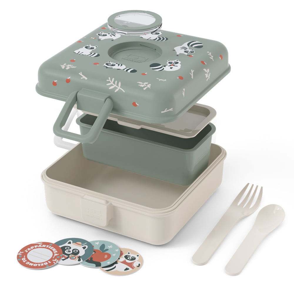 Monbento Mb Sandwich Lunch Box Snacky - Raccoon