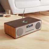CDs & Vinyl: Majority Oakington Bluetooth, DAB Radio & CD Player-Walnut