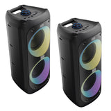 Bluetooth Speakers: Majority PS200 -Bundled Party Speaker 100w Bluetooth Karaoke-DJ-Party-PA System - Black