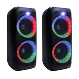 Bluetooth Speakers: Majority PS200 -Bundled Party Speaker 100w Bluetooth Karaoke-DJ-Party-PA System - Black