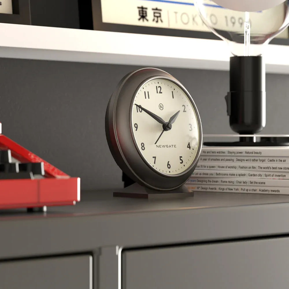 Newgate Pacific Mantel Clock-Graphite