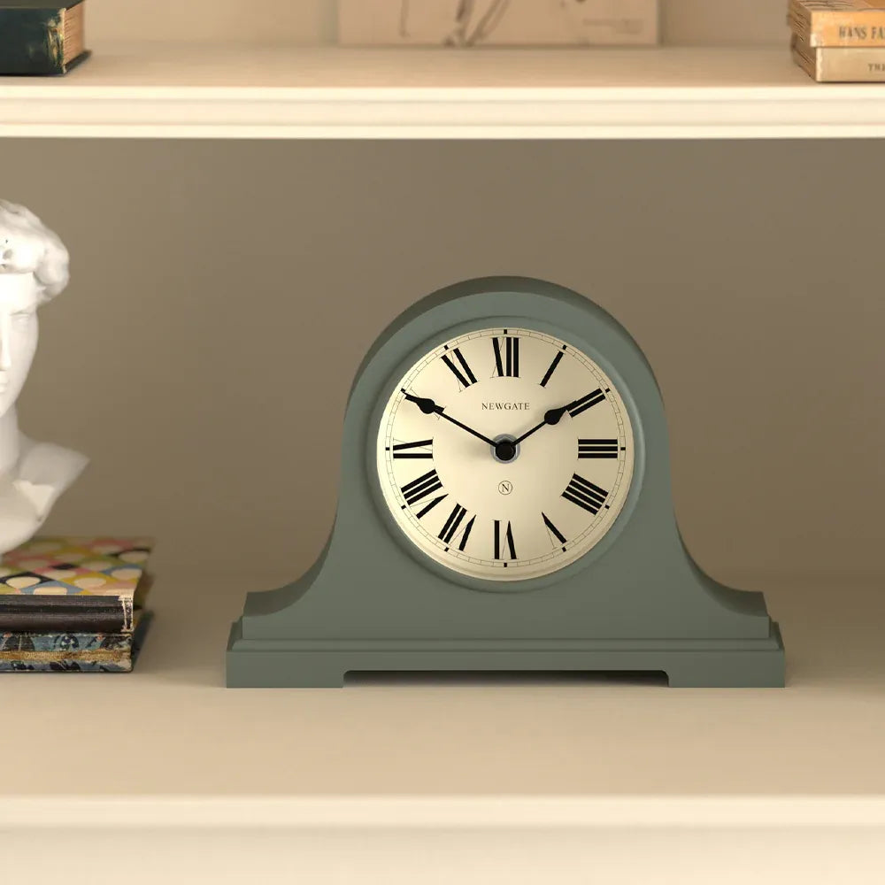 Newgate Broadway Mantel Clock-Asparagus Green