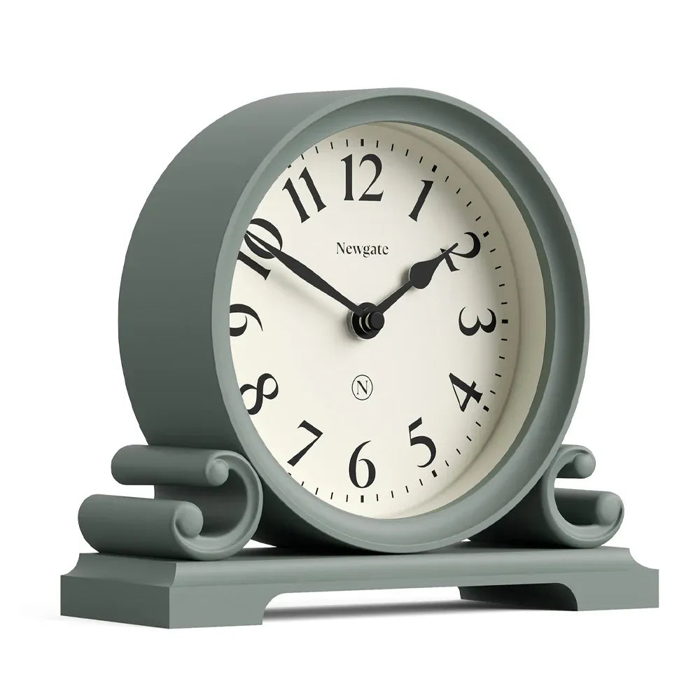 Newgate Divisadero Mantel Clock-Asparagus Green