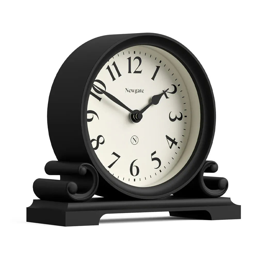 Newgate Divisadero Mantel Clock-Black
