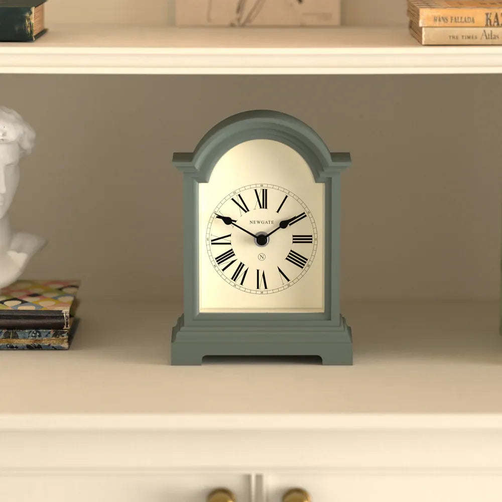 Newgate Fillmore Mantel Clock-Asparagus Green