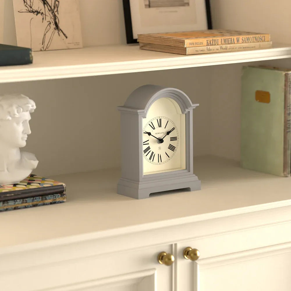 Newgate Fillmore Mantel Clock-Clockwork Grey