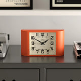 Newgate Mini Metro Mantel Clock-Pumpkin Orange