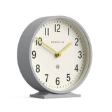 Newgate Q Mantel Clock-Clock Grey
