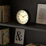 Newgate Q Mantel Clock-Black