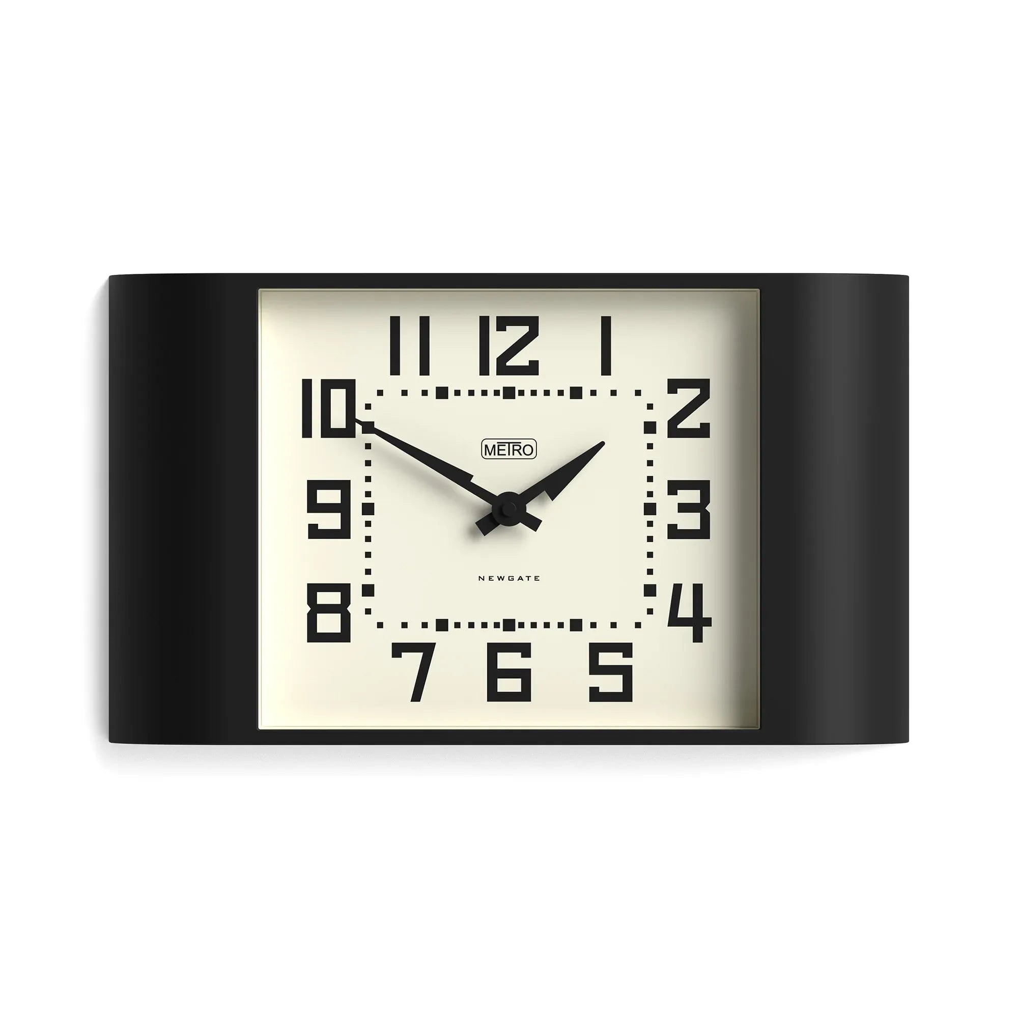 Newgate Metro Wall Clock-Black